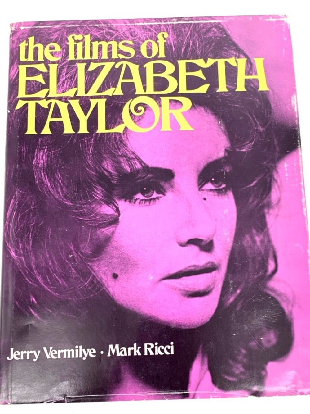 The Films of Elizabeth Taylor Book Mark Ricci and Jerry Vermilye 1976 HC DJ